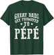 Great Dads Get Promoted To Pepe Grandpa Father's Day T-Shirt - T-Shirt | Forest