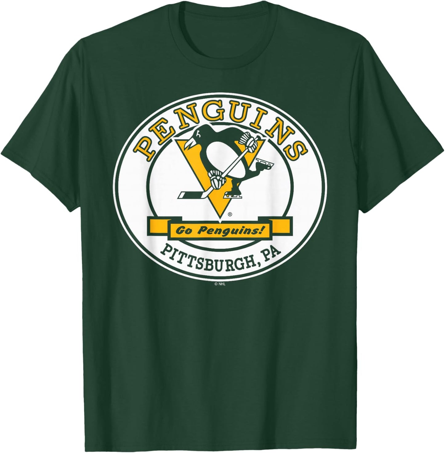 Pittsburgh Penguins Go Black Officially Licensed T-Shirt - T-Shirt | Forest