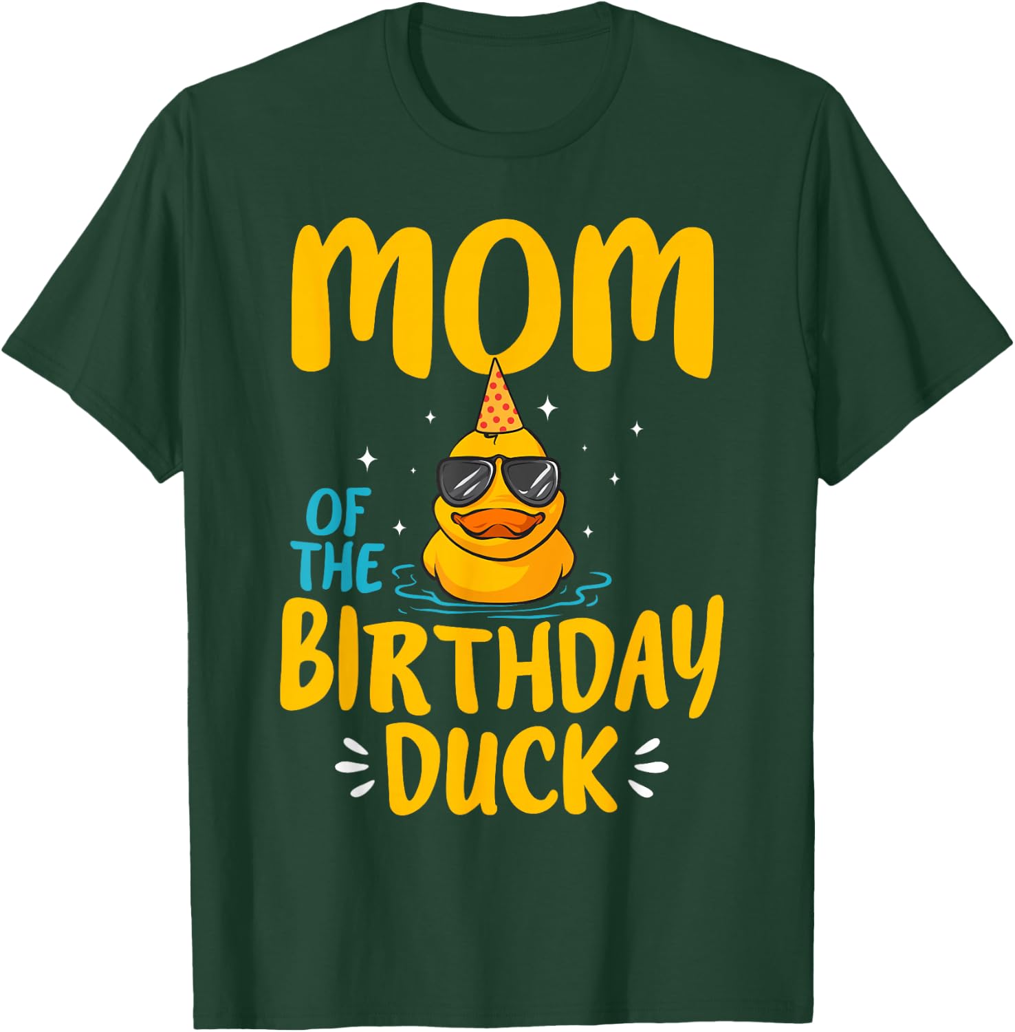 Rubber Duckies Mom Of The Birthday Duck Rubber Duck T-Shirt - T-Shirt | Forest
