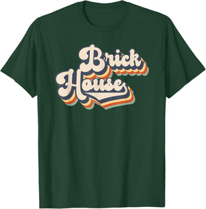 Retro 70's Vintage Style Brick House T-Shirt - T-Shirt | Forest