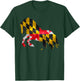Maryland Horse Cute State Pride Flag T-Shirt - T-Shirt | Forest