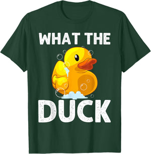 Funny Rubber Duck Art Women Kids Duckie Rubber Duck T-Shirt - T-Shirt | Forest