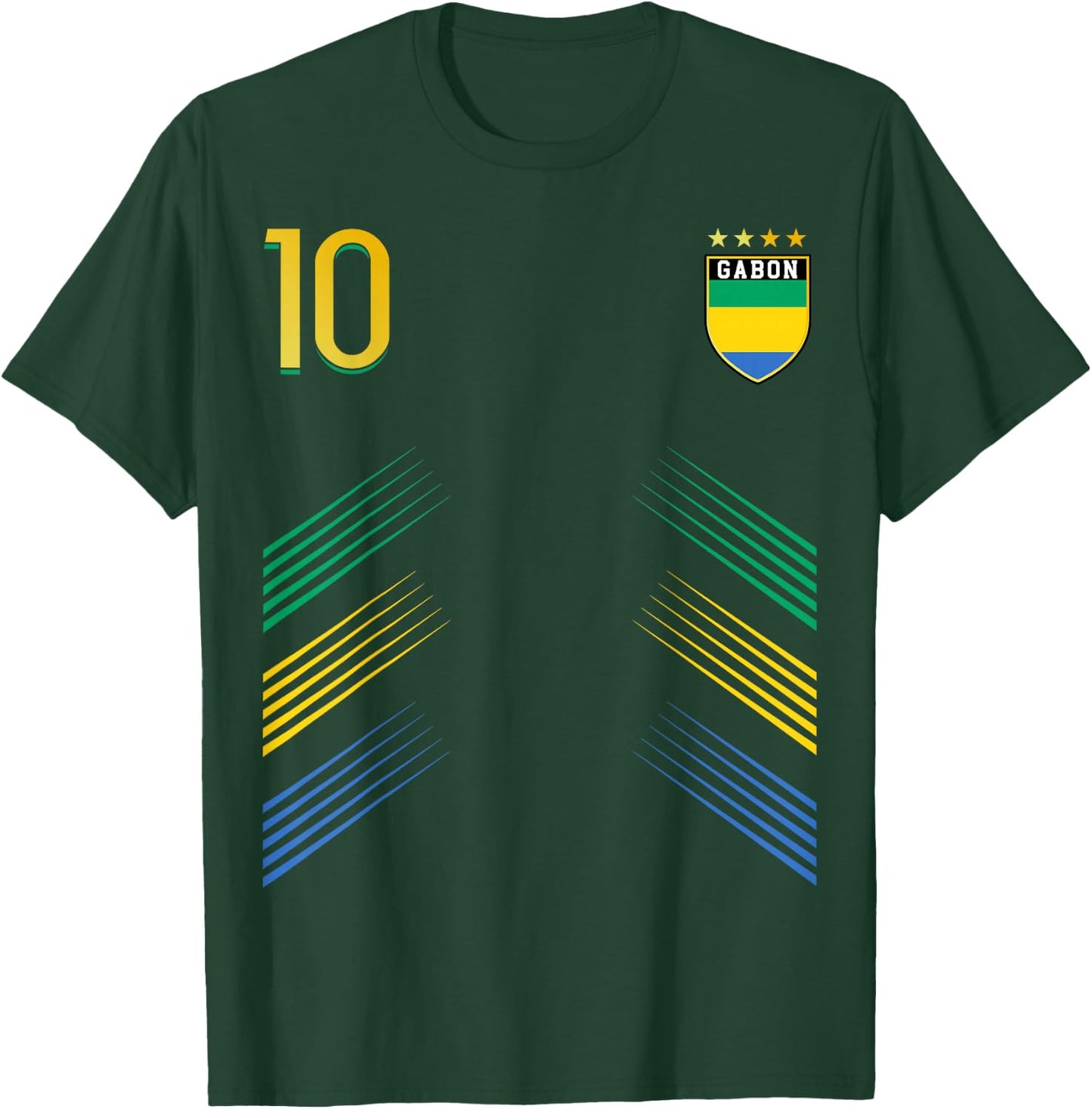 Gabon Flag Gabonian Pride Lovers T-Shirt - T-Shirt | Forest