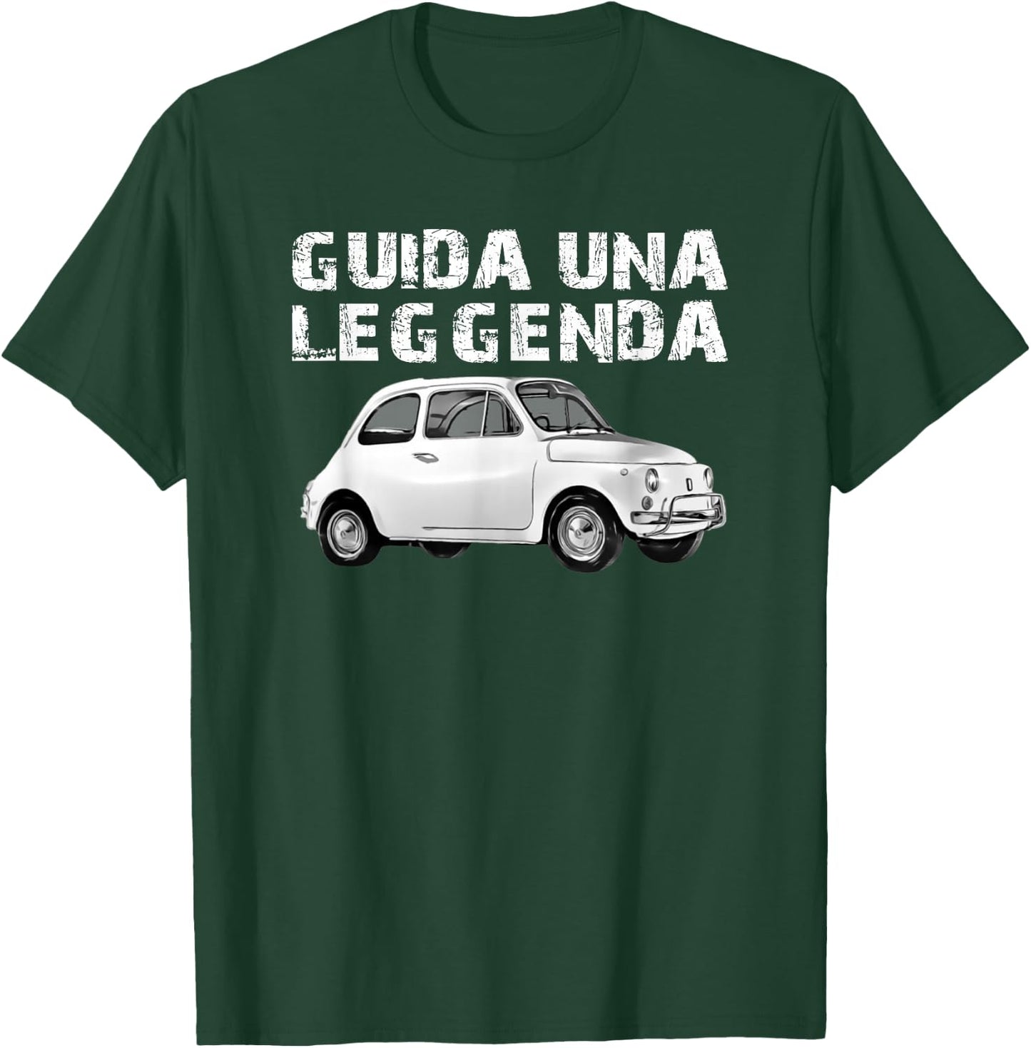 FIAT 500 , Black, S T-Shirt - T-Shirt | Forest