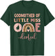 Miss Onederful Girl's 1st Birthday Cute Boho Godmother T-Shirt - T-Shirt | Forest