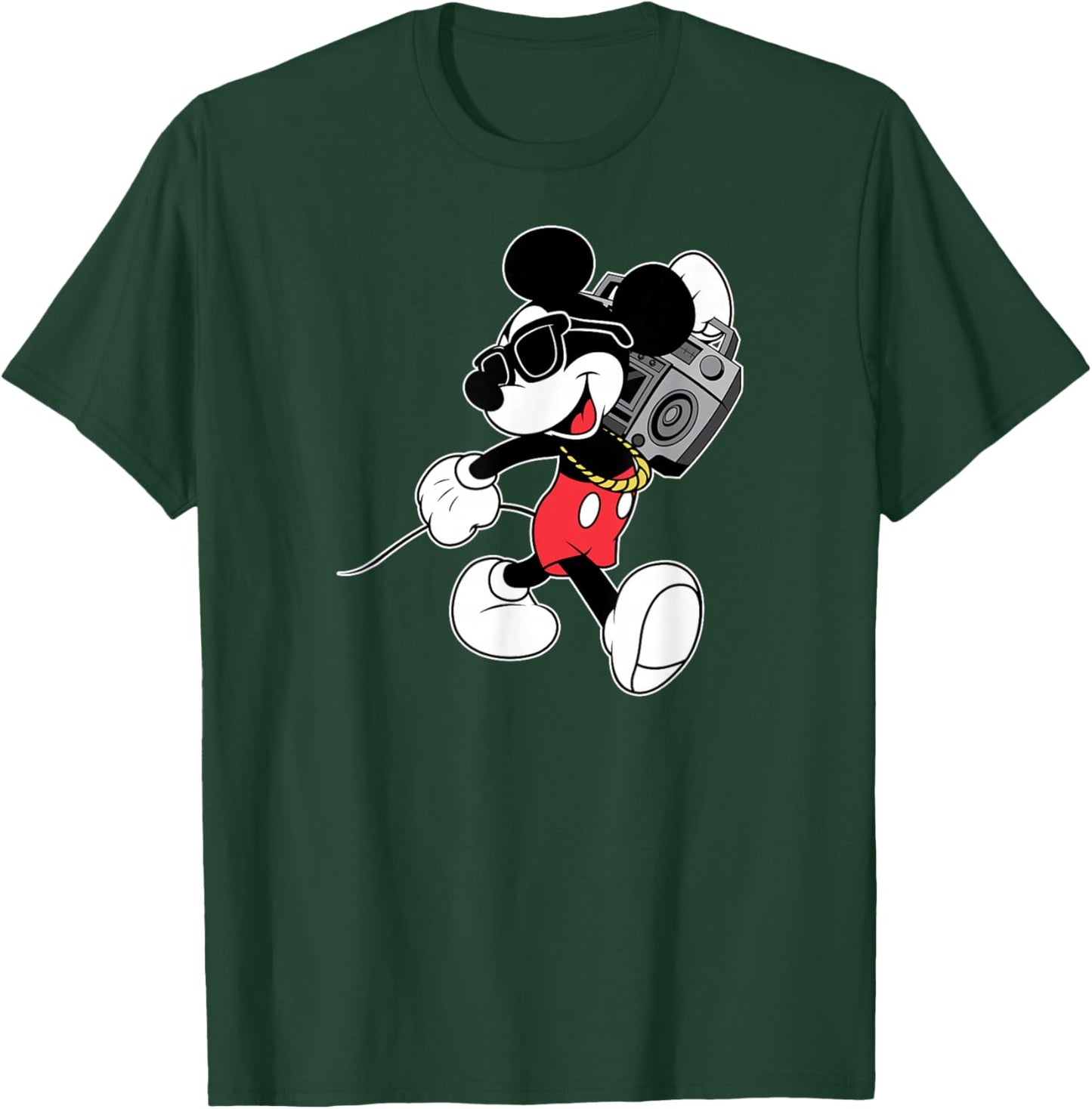 Disney - Mickey Mouse Boombox T-Shirt - T-Shirt | Forest