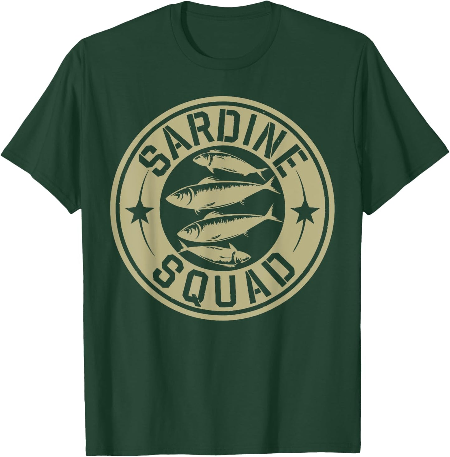 Sardine Lover Sardine Squad Food Festival Sardine T-Shirt - T-Shirt | Forest