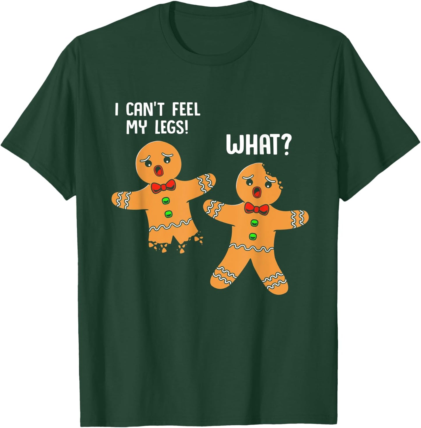 Gingerbread Humor Funny Gingerbread Man T-Shirt - T-Shirt | Forest