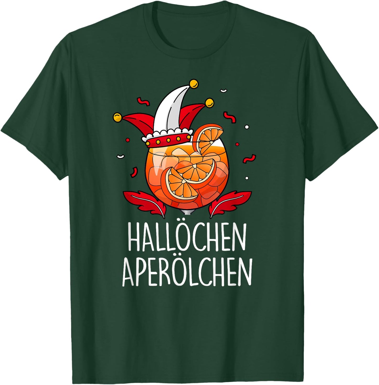 HALLÖCHEN APERÖLCHEN X Köln Carnival Fancy Dress Spray Costume , black T-Shirt - T-Shirt | Forest