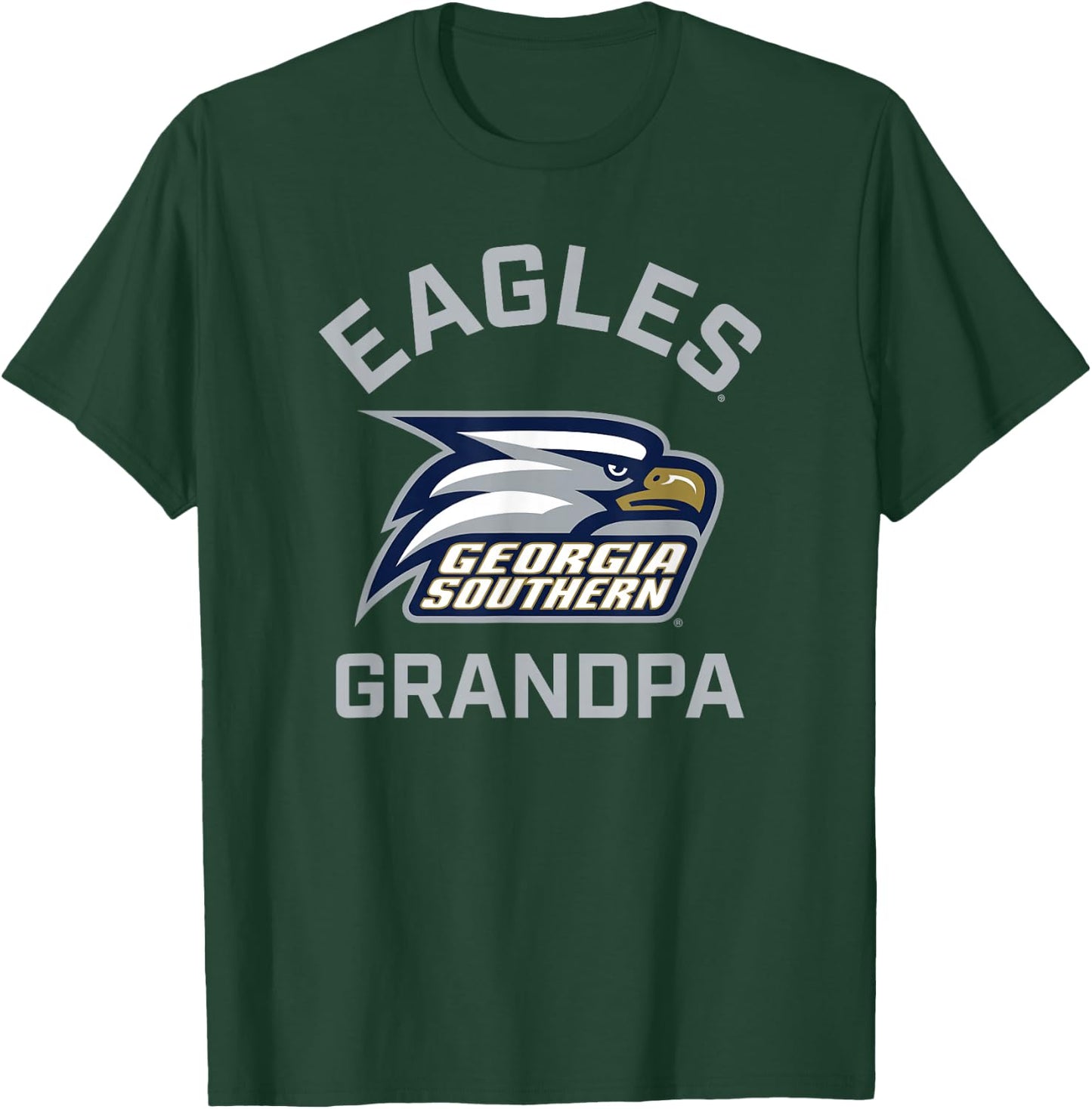 Georgia Southern University Eagles Arched Grandpa T-Shirt - T-Shirt | Forest