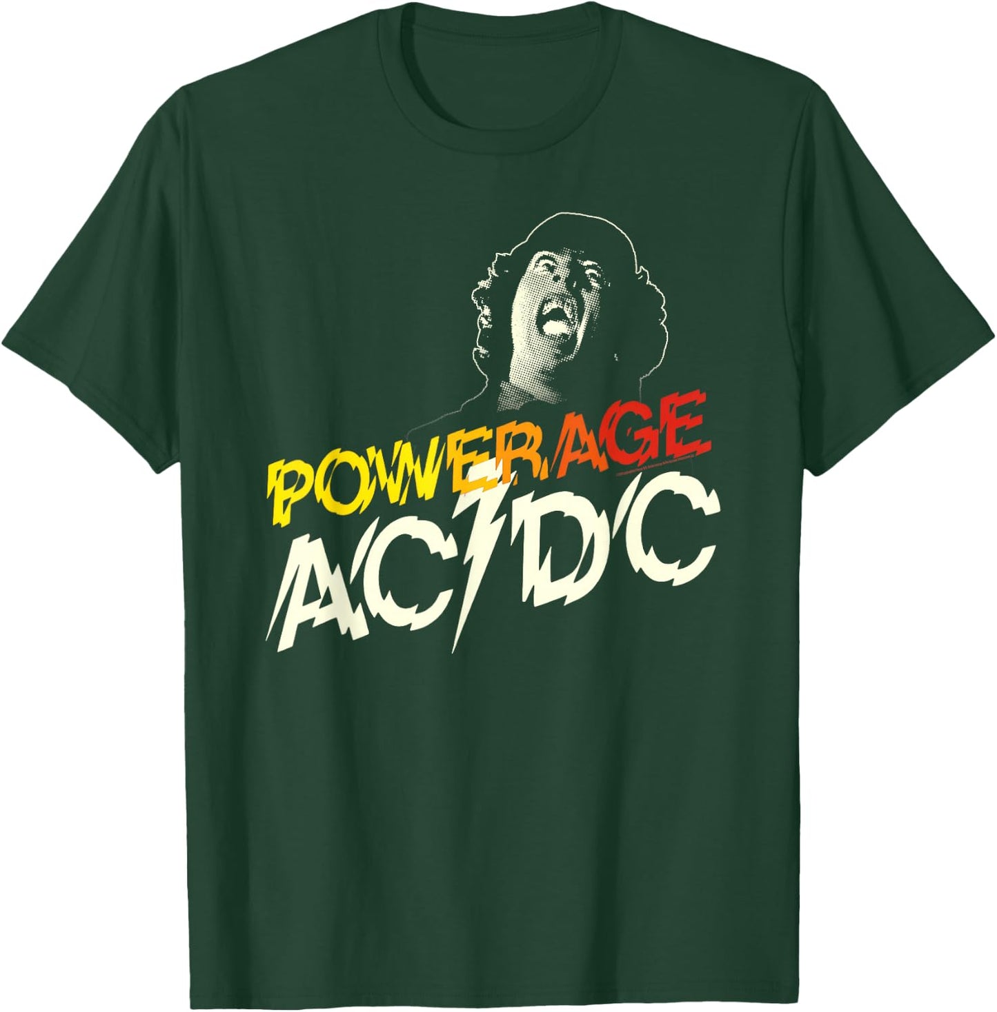 AC/DC Powerage Angus T-Shirt - T-Shirt | Forest
