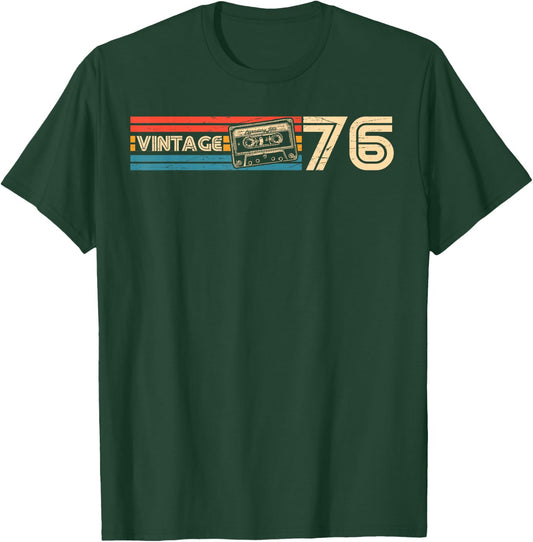 50.Geburtstag Retro Vintage 1976 Mann Frau Geschenk T-Shirt - T-Shirt | Forest