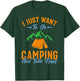I just want to go camping and take naps T-Shirt - T-Shirt | Forest