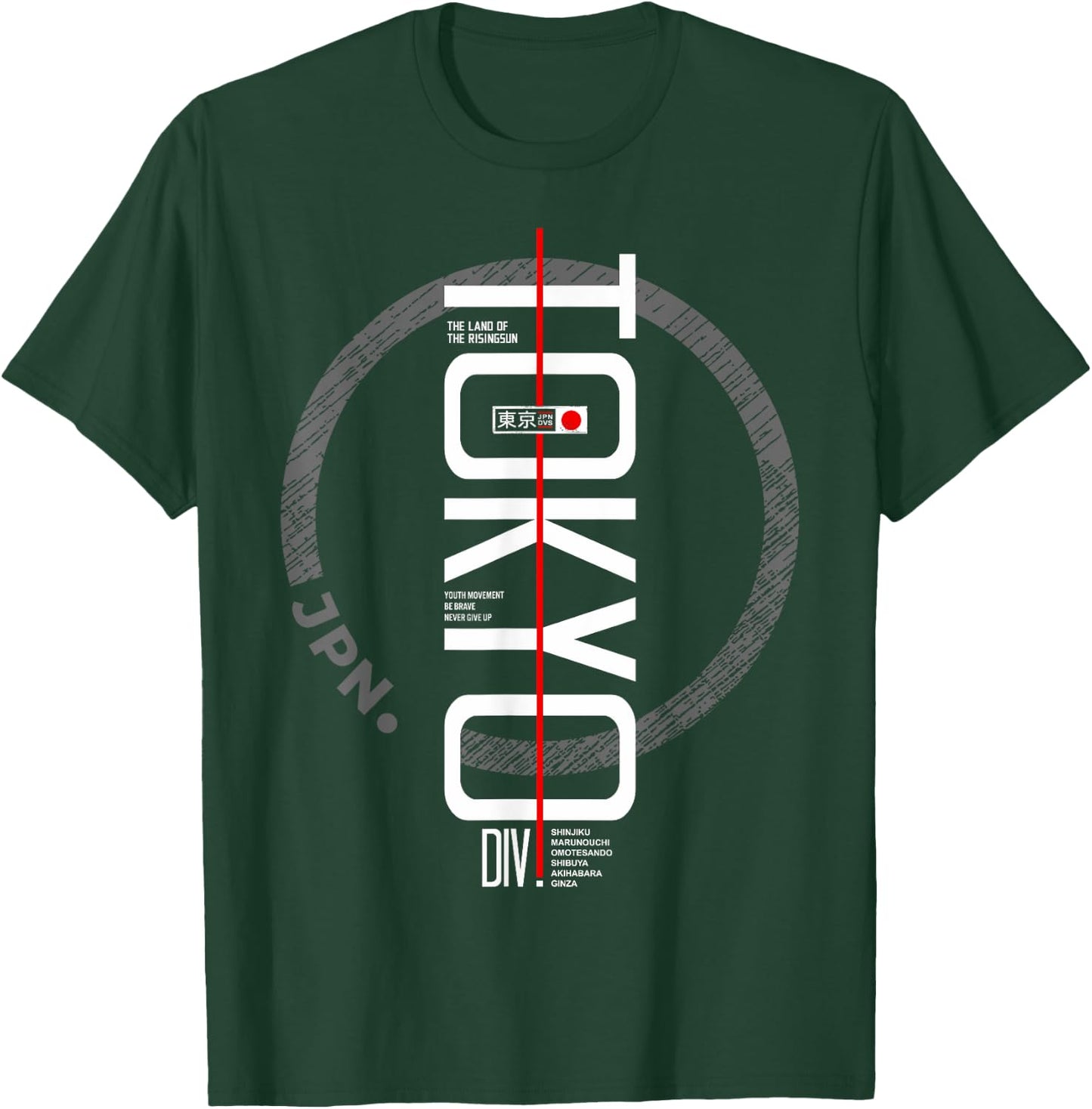 Tokyo DIV , black T-Shirt - T-Shirt | Forest