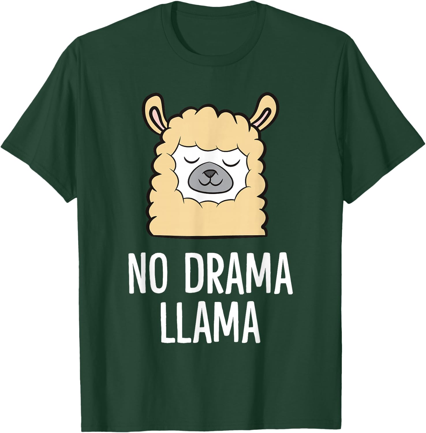 No Drama Llama T-Shirt - T-Shirt | Forest