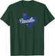 Amarillo Texas TX Map T-Shirt - T-Shirt | Forest