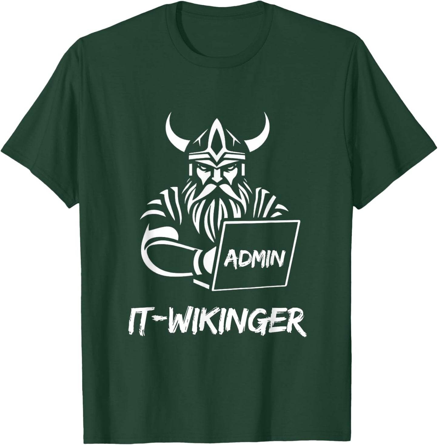 IT-Wikinger IT Viking , black T-Shirt - T-Shirt | Forest