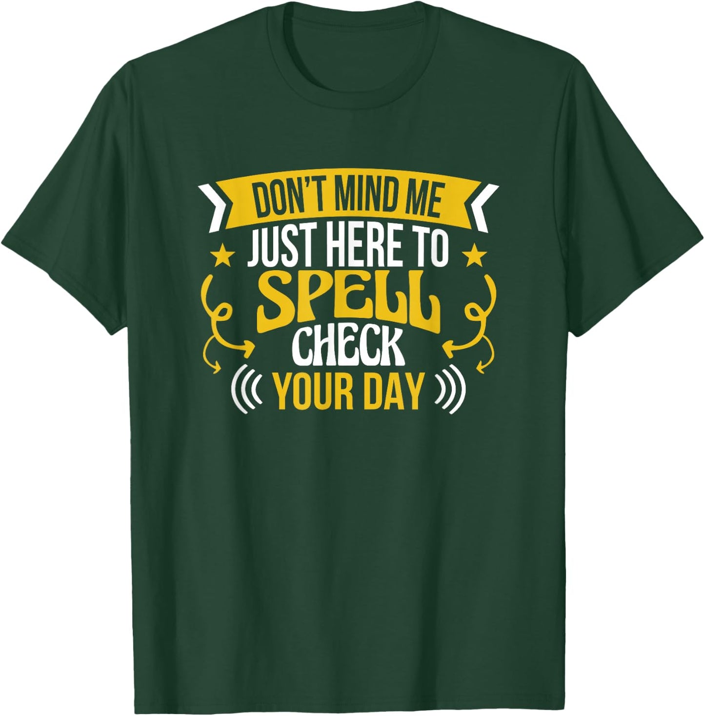 Spelling Bee School Competition Speller Funny Spelling Bee T-Shirt - T-Shirt | Forest