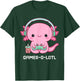 Gamesalotl Axolotl Cute Kawaii Fisch Spielen Videospiele Mädchen T-Shirt - T-Shirt | Forest