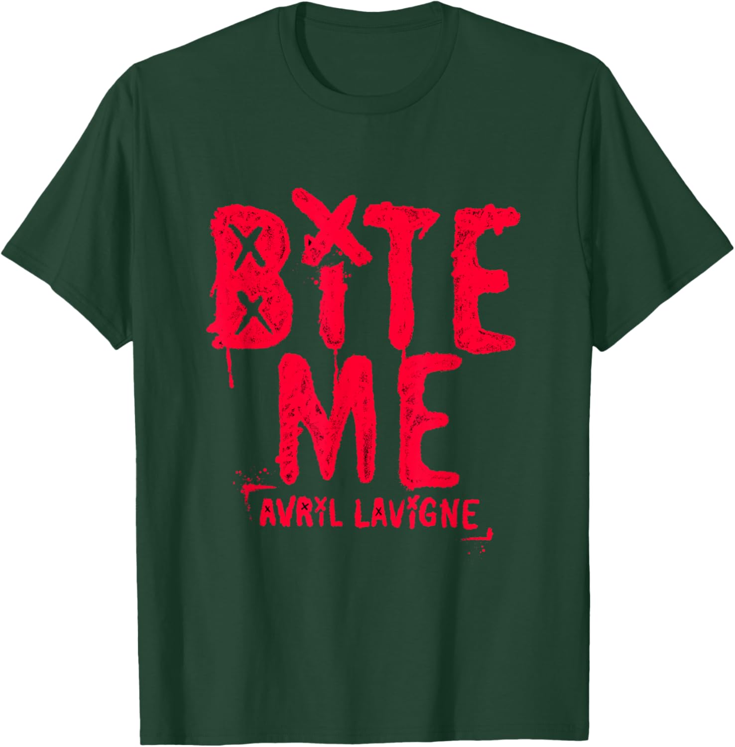 Offizielles Avril Lavigne Red Bite Me T-Shirt - T-Shirt | Forest