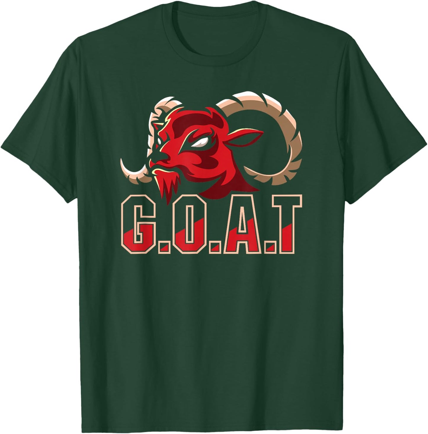 Goat G.o.a.t. T-Shirt - T-Shirt | Forest