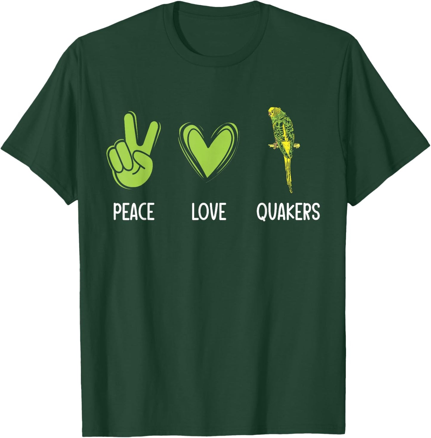 Quaker Parrot Mom Quaker Parrot Green Quaker Parrot T-Shirt - T-Shirt | Forest