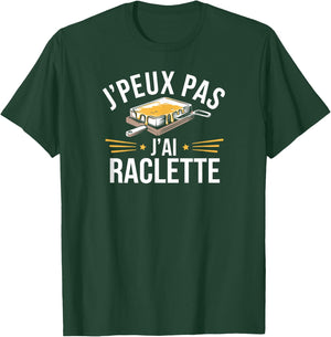 I Can't Have Raclette , Black, S T-Shirt - T-Shirt | Forest
