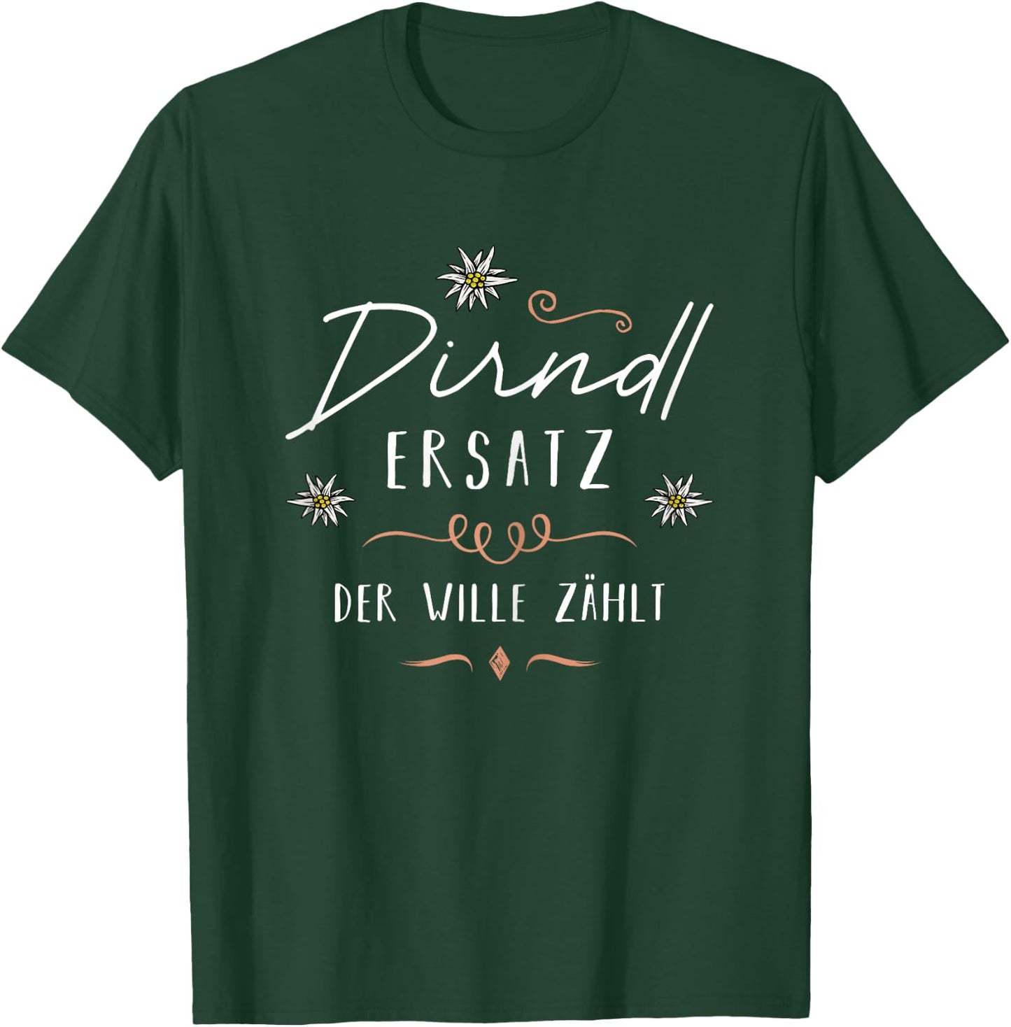 Trachtenshirt Passend für Oktoberfest Trachten Ersatz Dirndl T-Shirt - T-Shirt | Forest