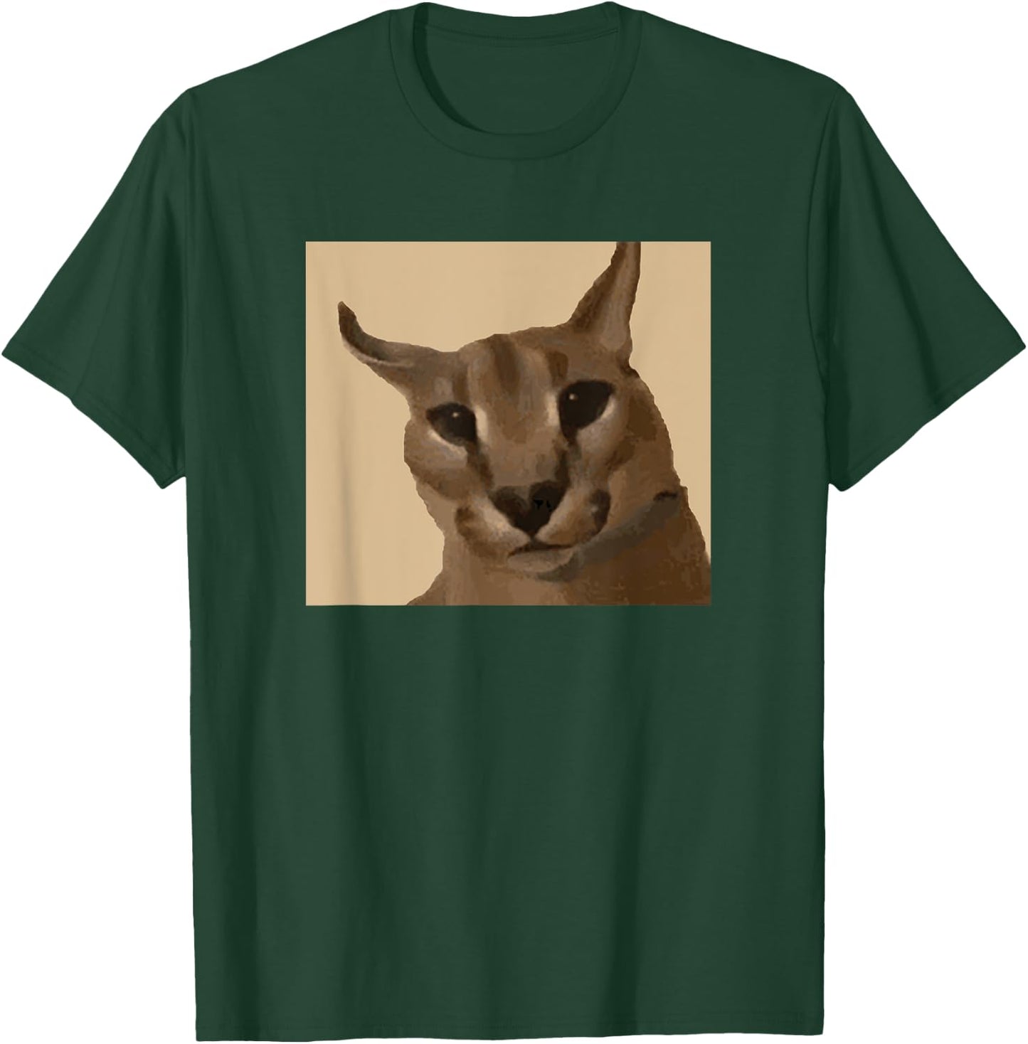 Big Floppa Meme Cat T-Shirt - T-Shirt | Forest