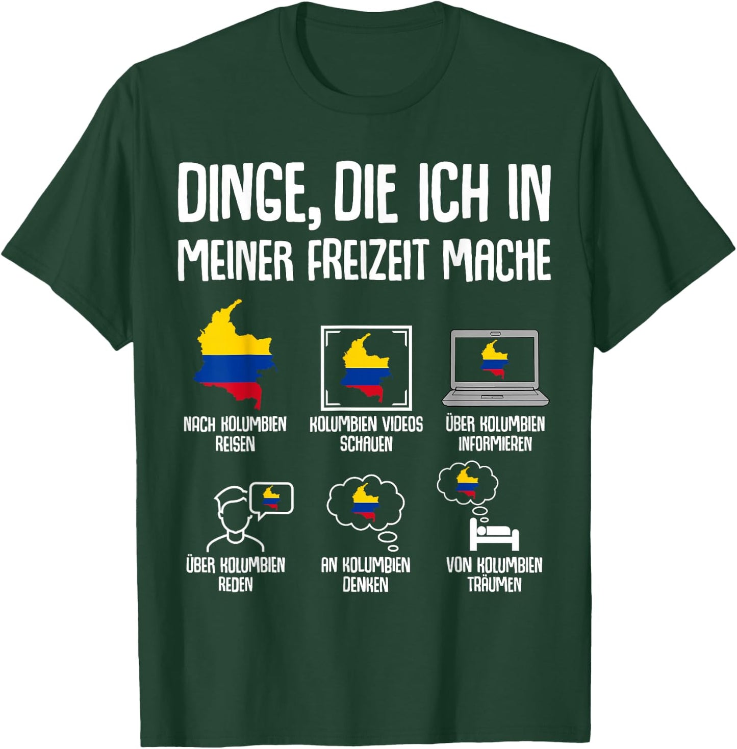 Kolumbien T-Shirt - T-Shirt | Forest