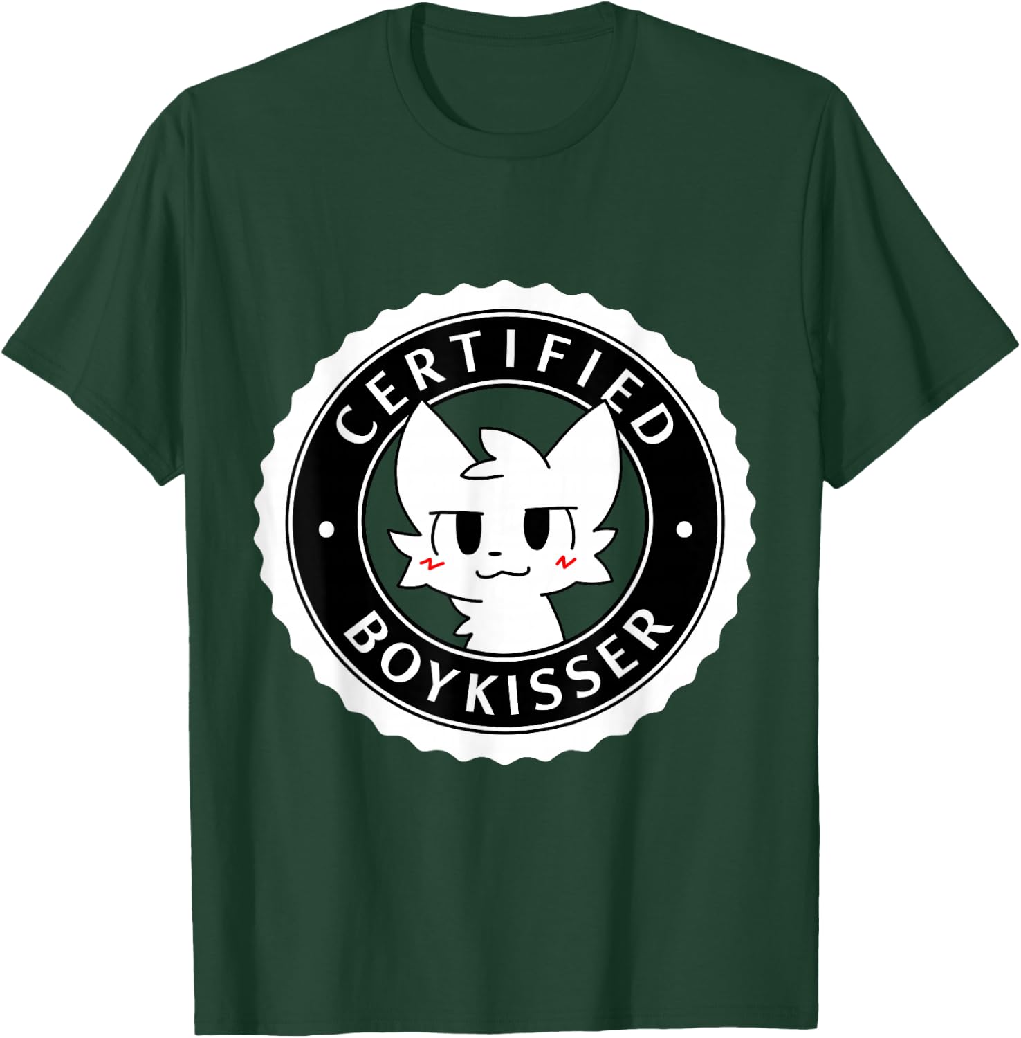 Boykisser Certified , black T-Shirt - T-Shirt | Forest