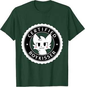 Boykisser Certified , black T-Shirt - T-Shirt | Forest