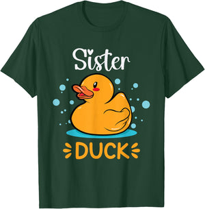 Rubber Duckies Sister Duck Rubber Duck T-Shirt - T-Shirt | Forest