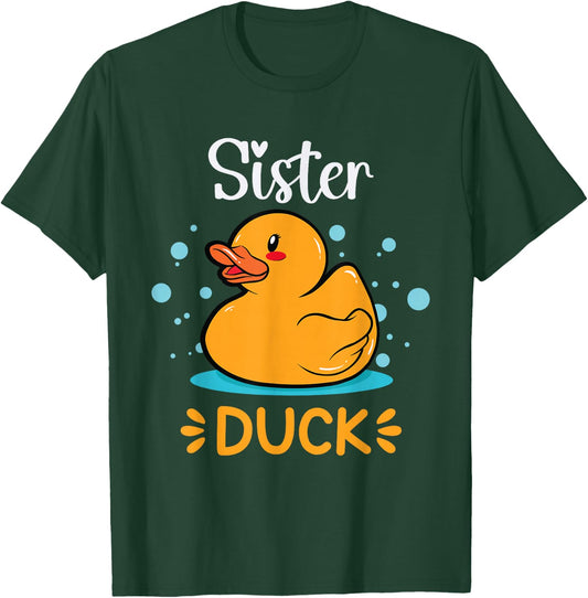 Rubber Duckies Sister Duck Rubber Duck T-Shirt - T-Shirt | Forest