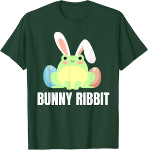 Easter Frog Lover Bunny Ribbit Design For Amphibian T-Shirt - T-Shirt | Forest