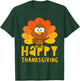 Happy Thanksgiving Shirt Men Women Kids Family Turkey Day T-Shirt - T-Shirt | Forest