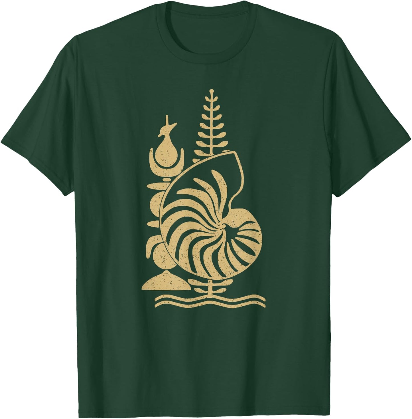 Flag of Caledonia Symbol T-Shirt - T-Shirt | Forest