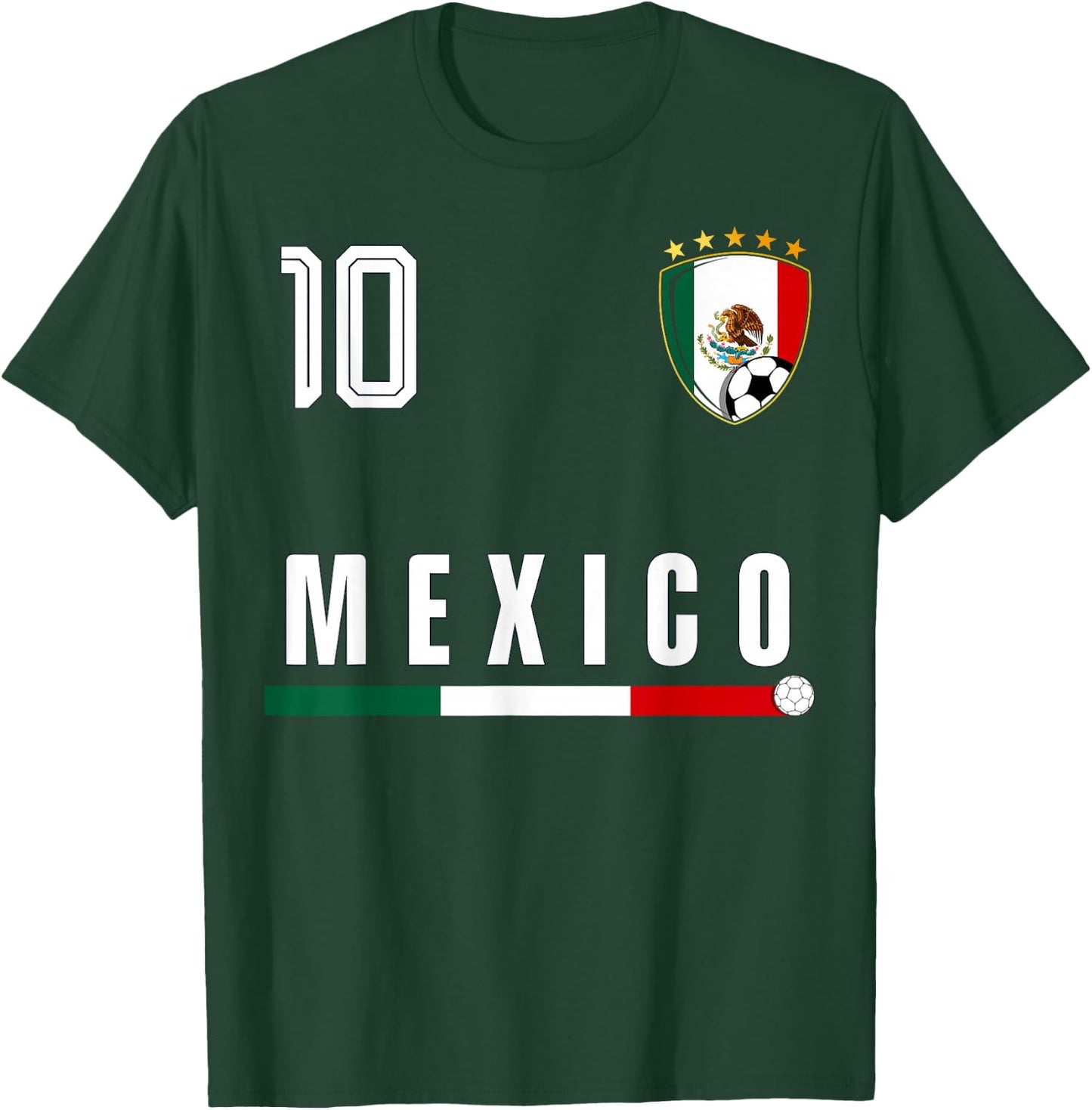 Mexico Flag Mexican Pride Lovers T-Shirt - T-Shirt | Forest