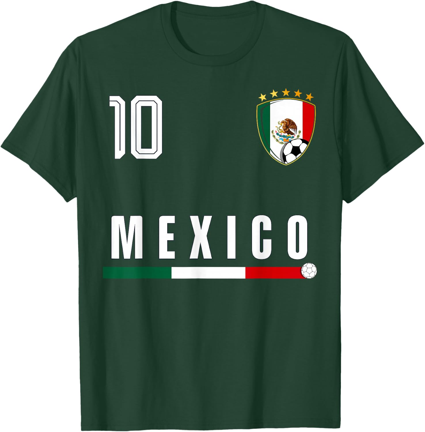 Mexico Flag Mexican Pride Lovers T-Shirt - T-Shirt | Forest