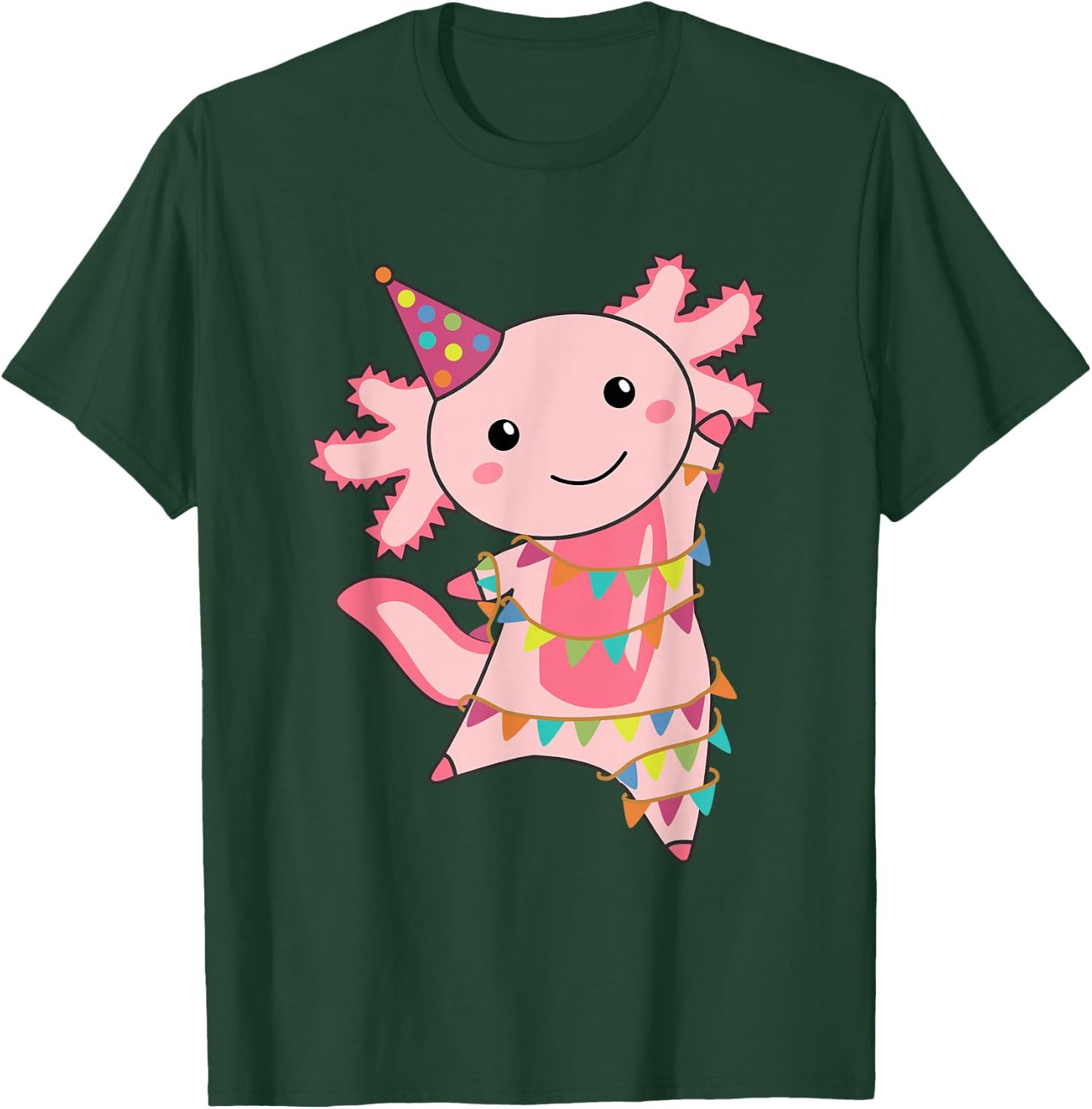Axolotl Birthday for Children a Birthday Axolotl T-Shirt - T-Shirt | Forest
