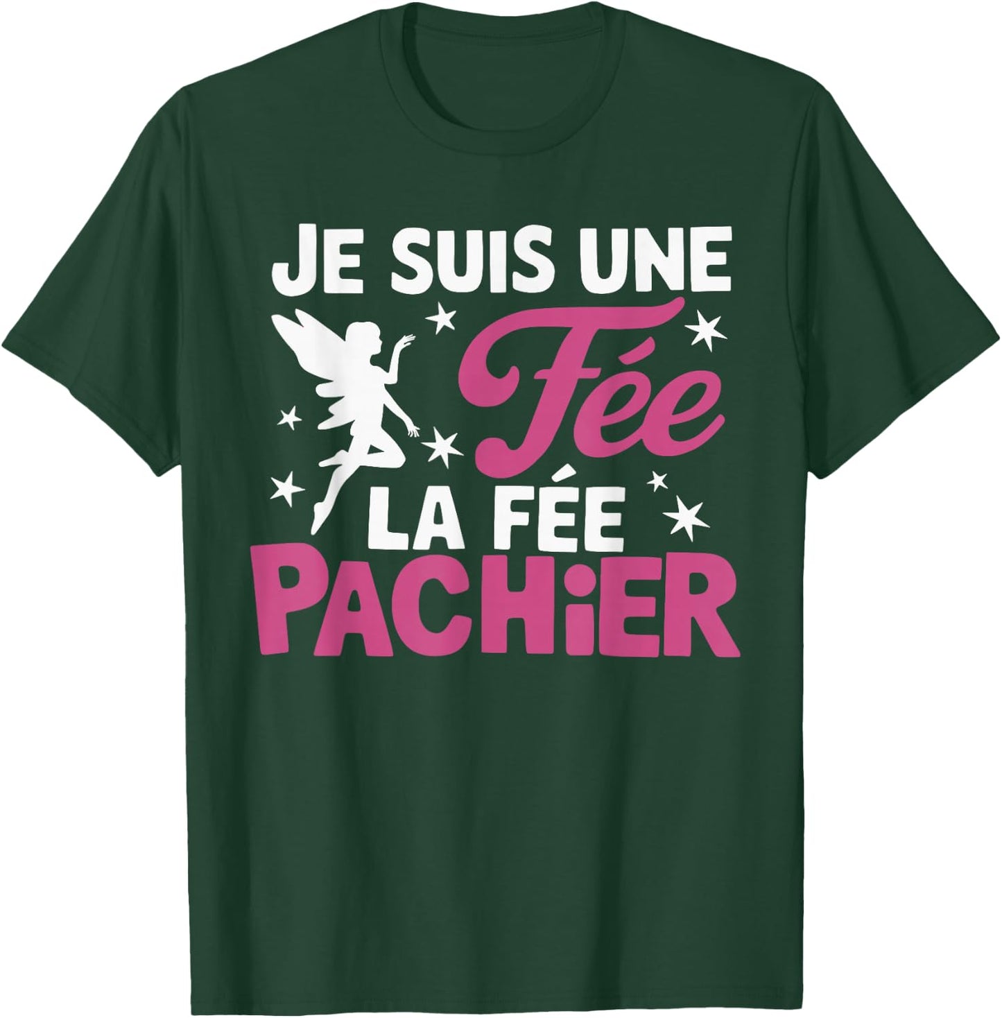 Je Suis Une Fee La Fee Pachier Woman Man Je suis une fée , Black, S T-Shirt - T-Shirt | Forest