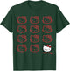 Hello Kitty Classic Fit - Adult Black Cotton/Polyester Short Sleeve T-Shirt - T-Shirt | Forest