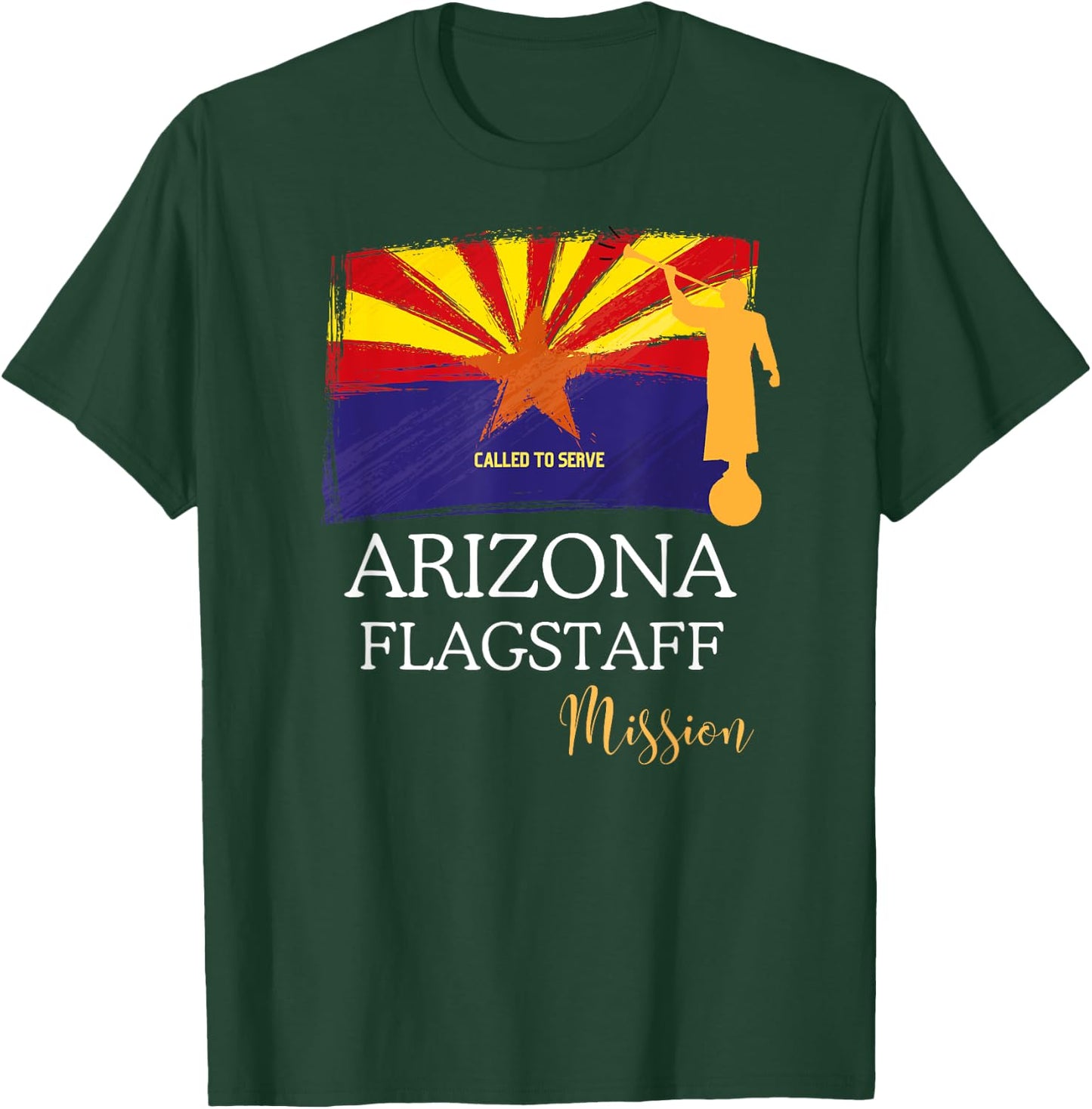 Arizona Flagstaff Mormon LDS Mission Missionary T-Shirt - T-Shirt | Forest