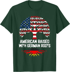 American raised with German roots American T-Shirt - T-Shirt | Forest