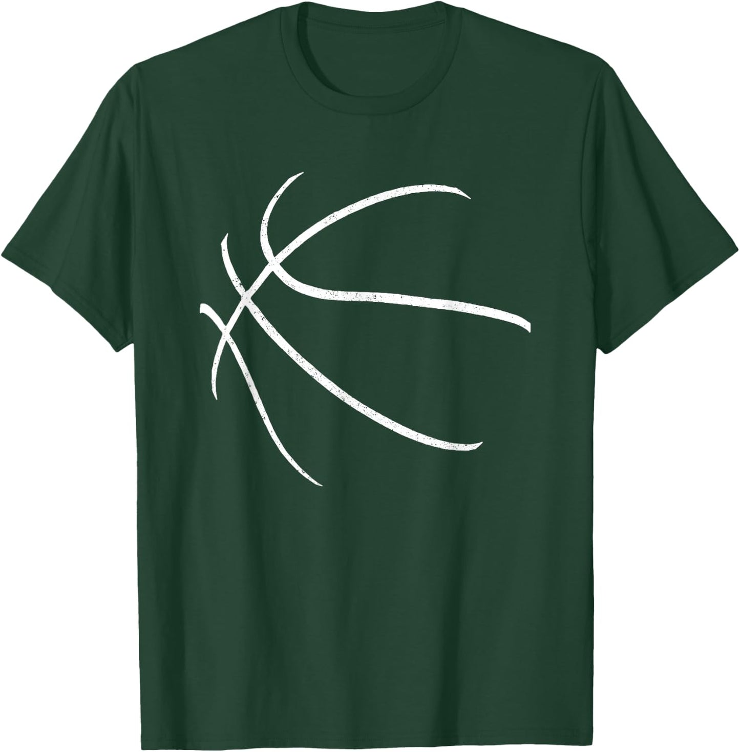 Basketball Silhouette Bball Player Coach Sports Baller Gift T-Shirt - T-Shirt | Forest