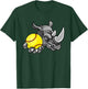 Rhino Softball Animal Cartoon Character T-Shirt - T-Shirt | Forest
