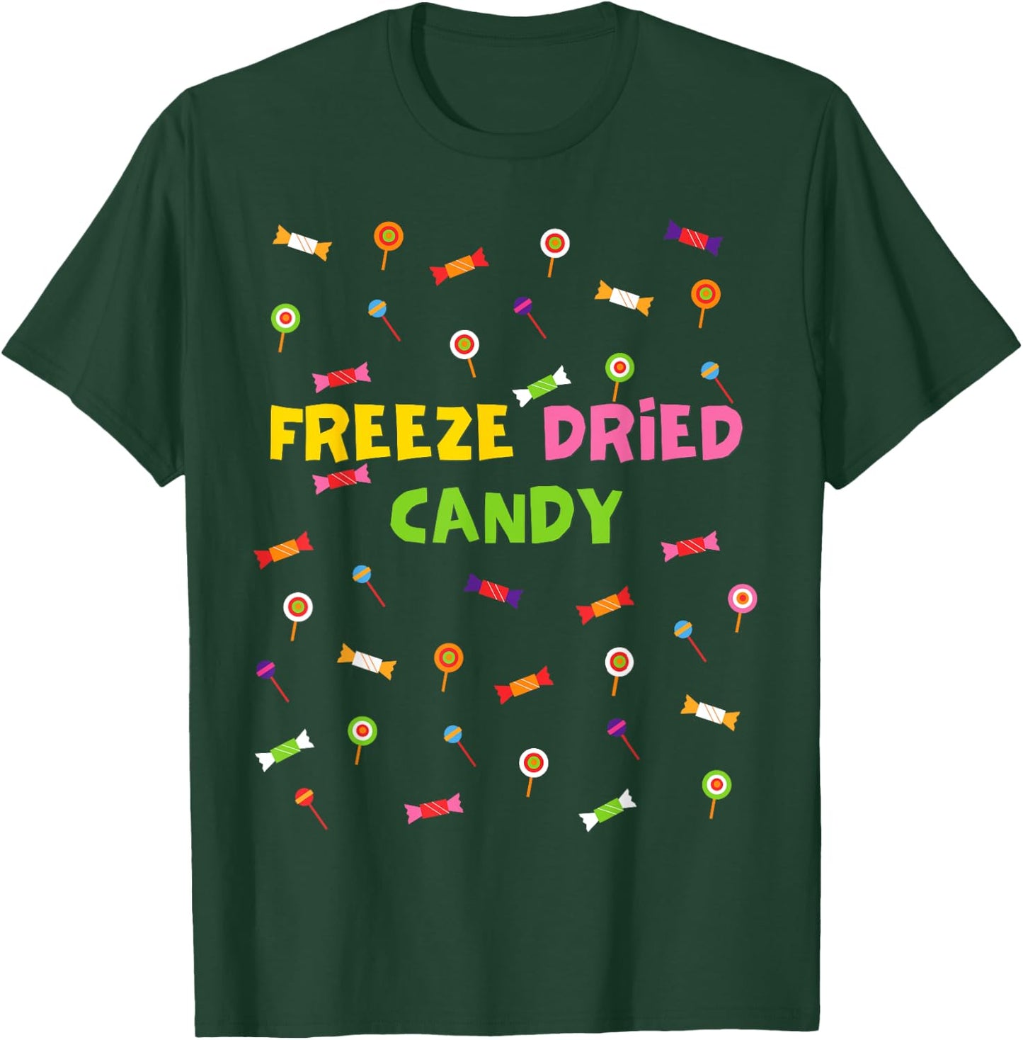 Freeze Dried Candy - Freeze Dried Candy , Small, Black T-Shirt - T-Shirt | Forest