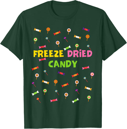 Freeze Dried Candy - Freeze Dried Candy , Small, Black T-Shirt - T-Shirt | Forest