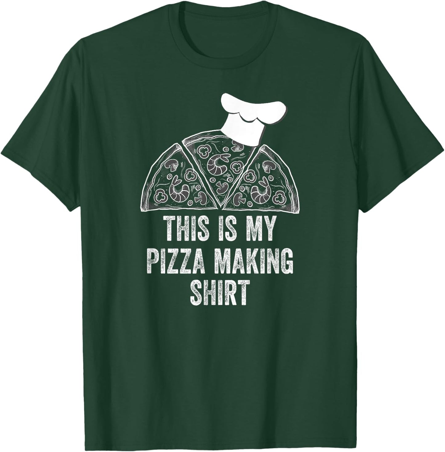 Vintage This Is My Pizza Making Shirt Funny Pizza Chef Gifts T-Shirt - T-Shirt | Forest
