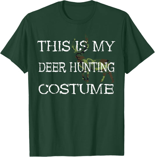 Deer Hunter Costume Hunting Season Fancy Dress Deer Hunting T-Shirt - T-Shirt | Forest
